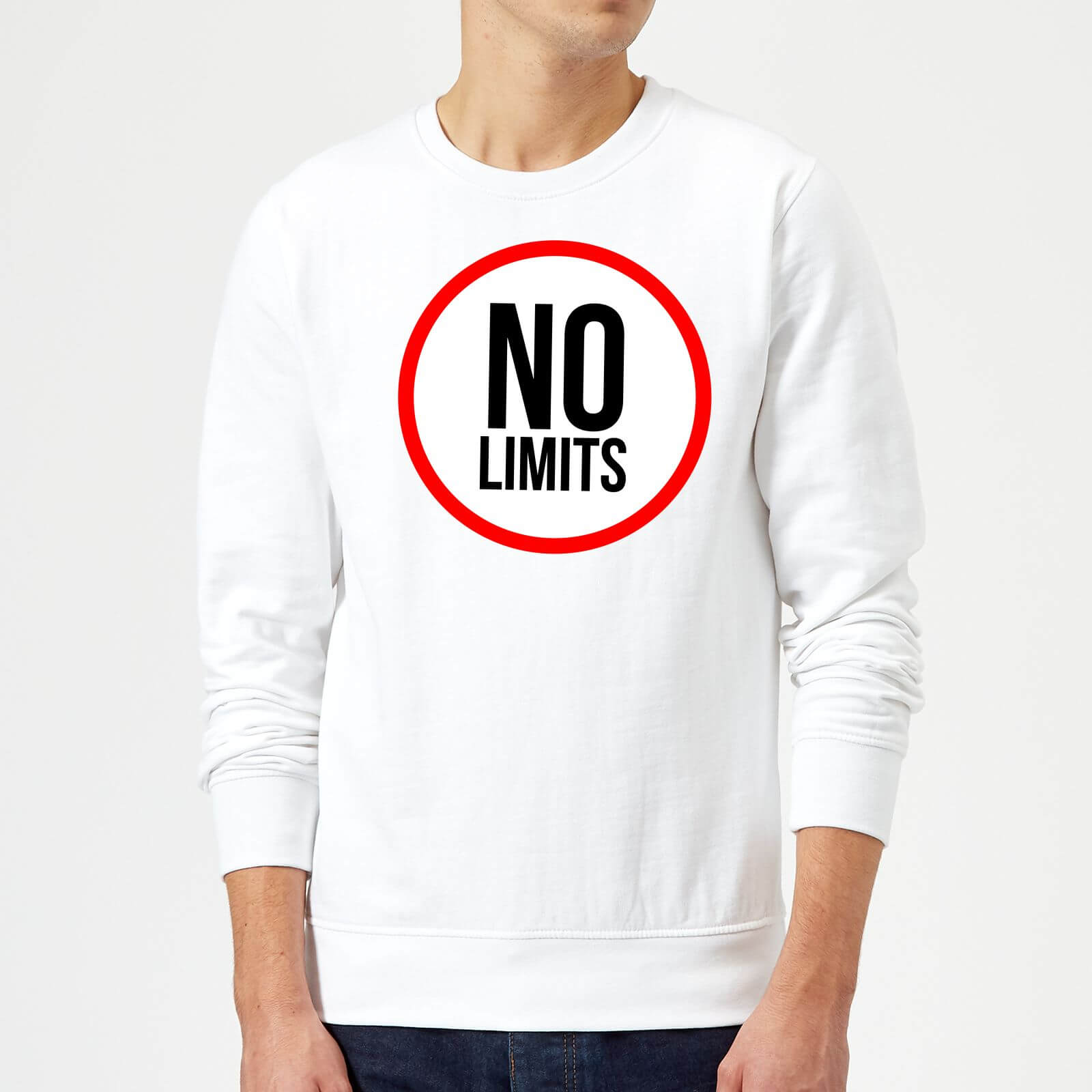 No Limits Sweatshirt - White - S - White