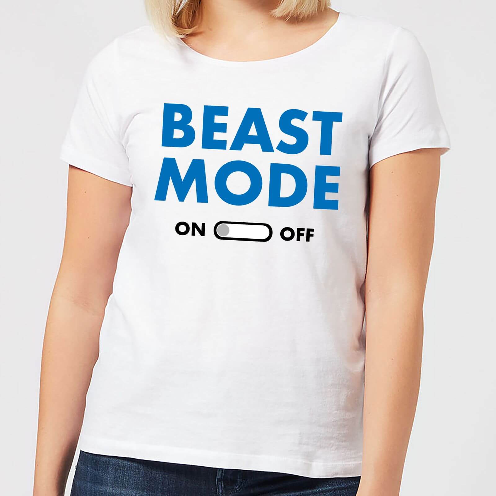 Beast Mode On Women's T-Shirt - White - 4XL - White