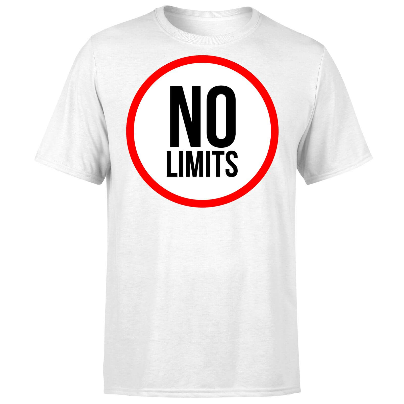 No Limits T-Shirt - White - XXL - White