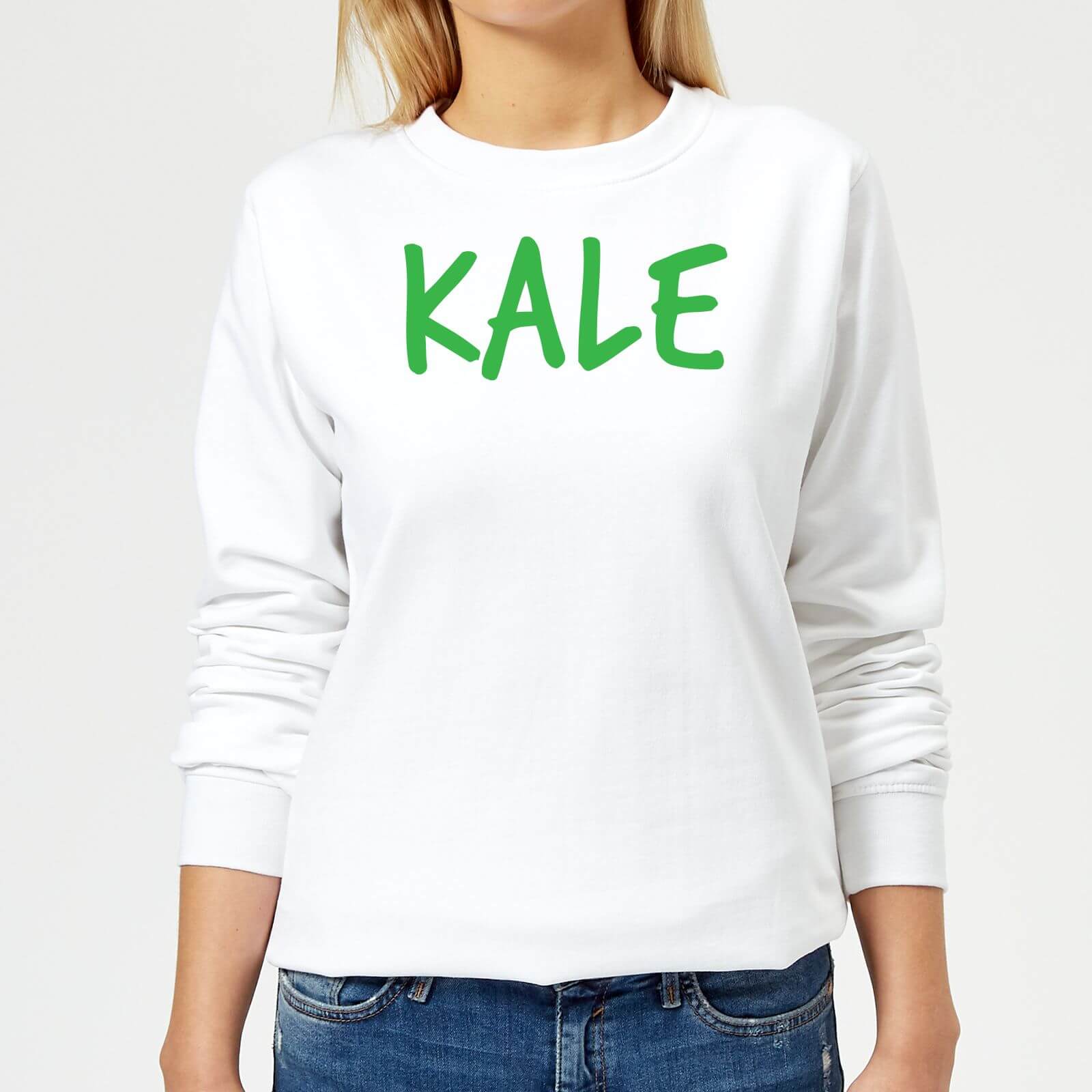Kale Women's Sweatshirt - White - XXL - White