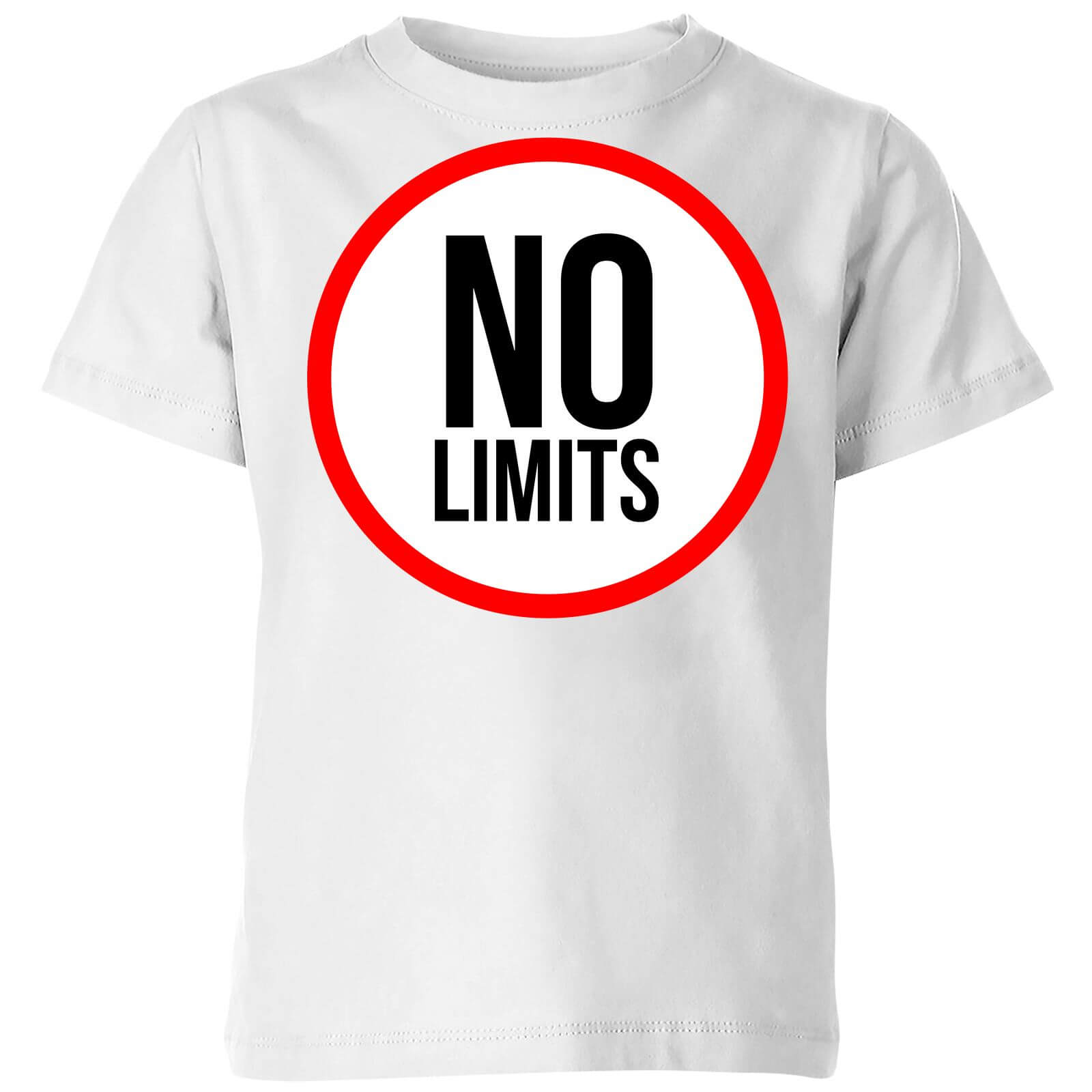 No Limits Kids' T-Shirt - White - 3-4 Years - White