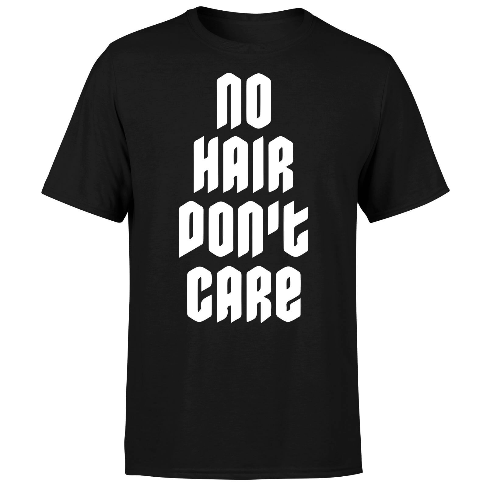 No Hair Dont Care T-Shirt - Black - S - Black