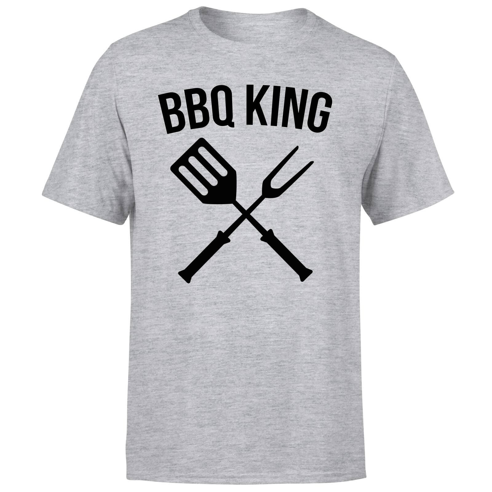 BBQ King T-Shirt - Grey - 5XL