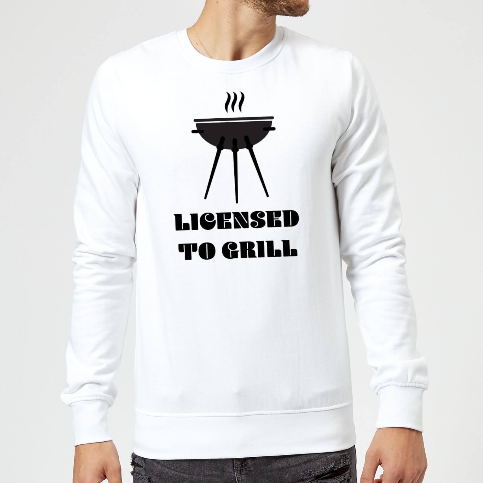 Licensed to Grill Sweatshirt - White - S - White