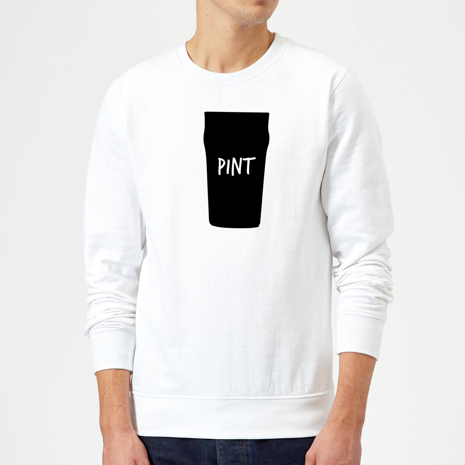 Full Pint Sweatshirt - White - S - White