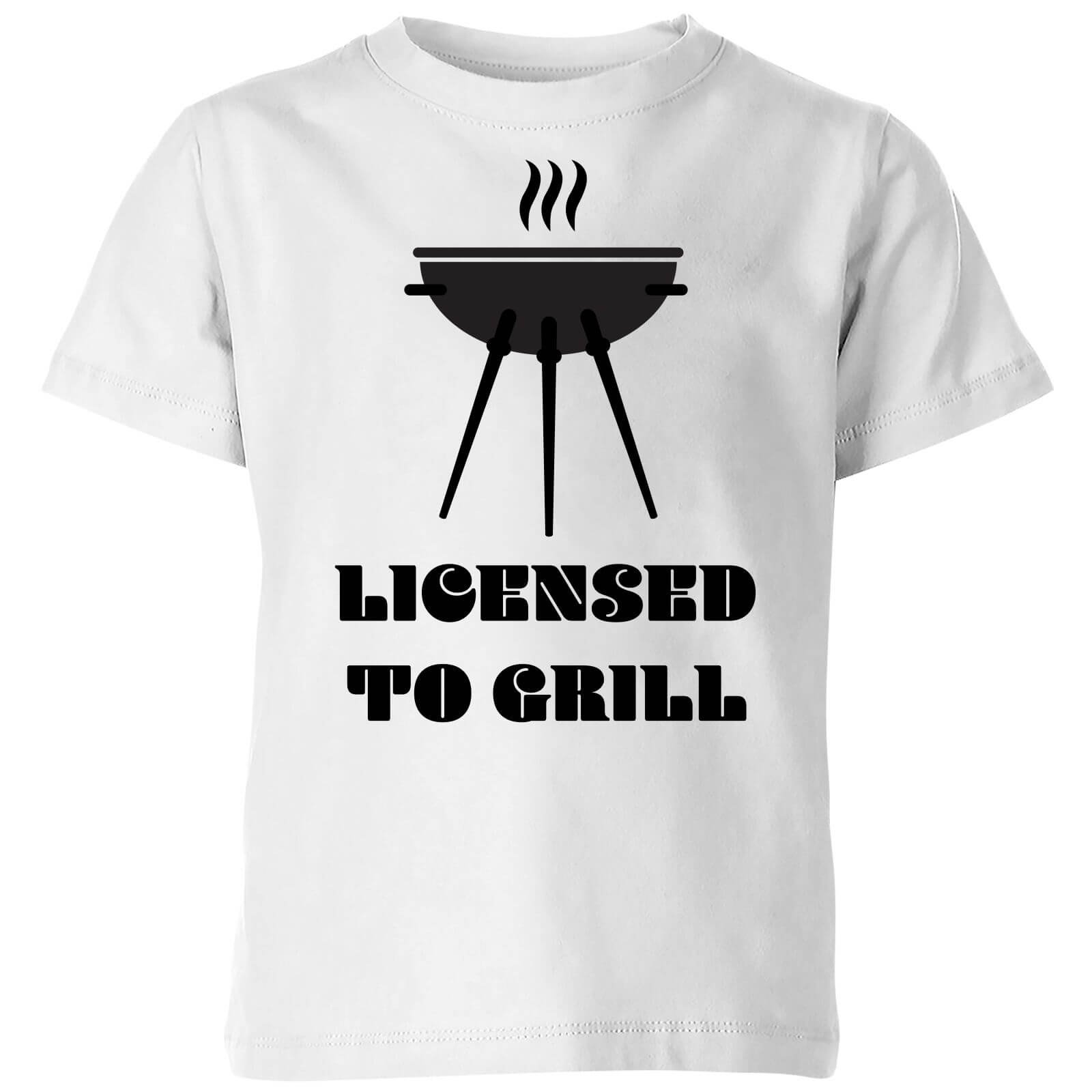 Licensed to Grill Kids' T-Shirt - White - 3-4 Years - White