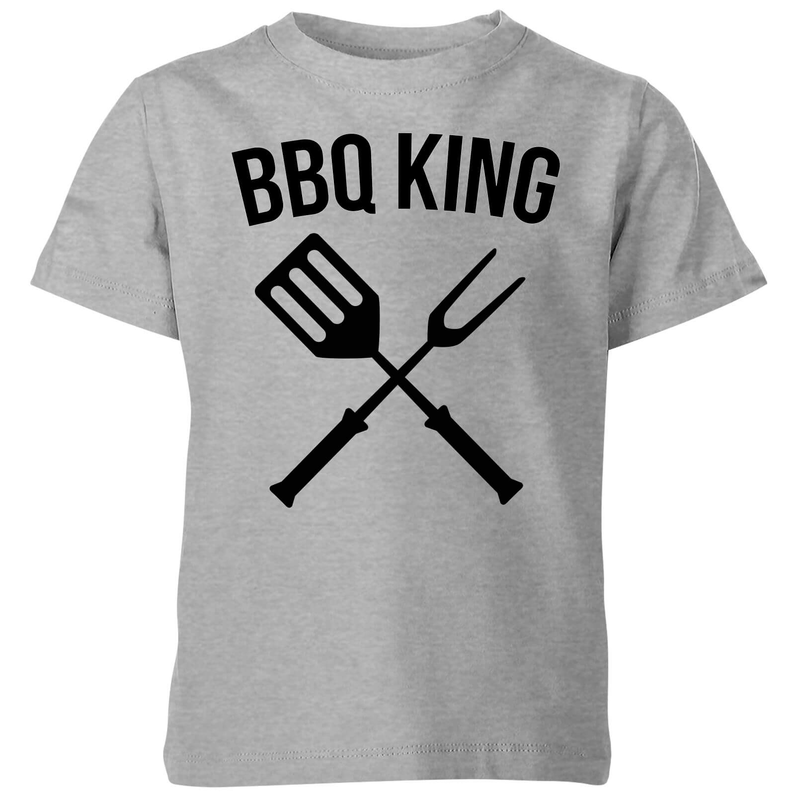 BBQ King Kids' T-Shirt - Grey - 3-4 Years - Grey