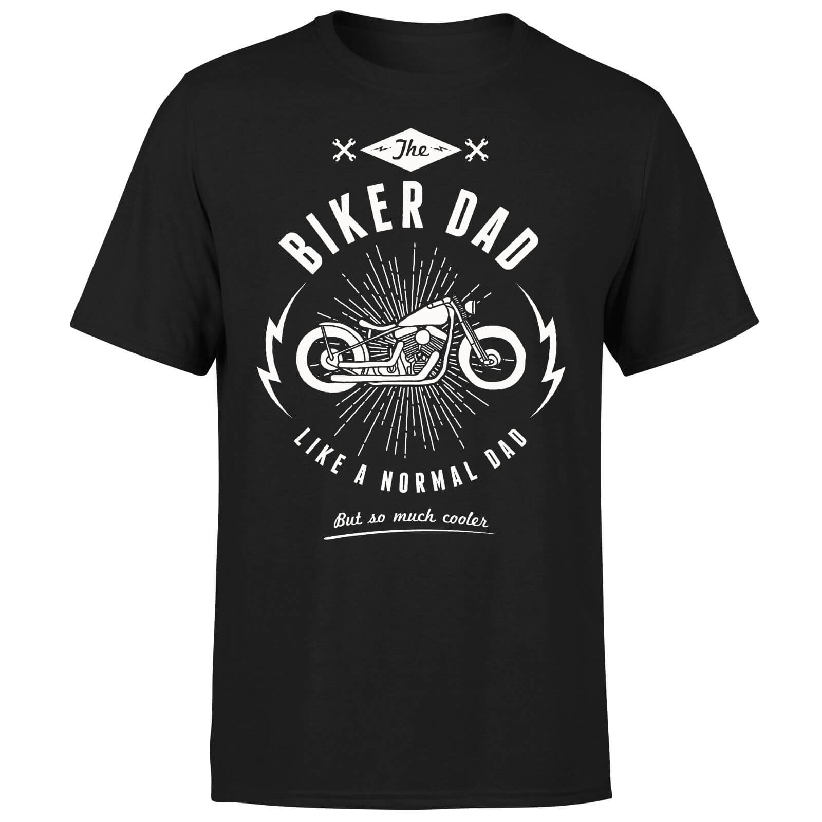 Biker Dad T-Shirt - Black - S