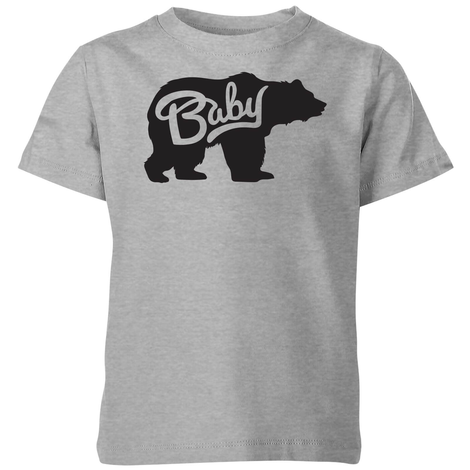 My Little Rascal Baby Bear Kids' T-Shirt - Grey - 3-4 Years - Grey