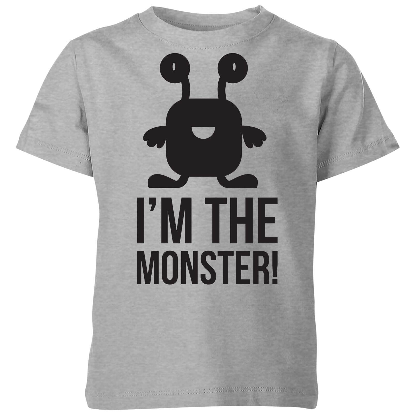 My Little Rascal I'm the Monster Kids' T-Shirt - Grey - 3-4 Years - Grey