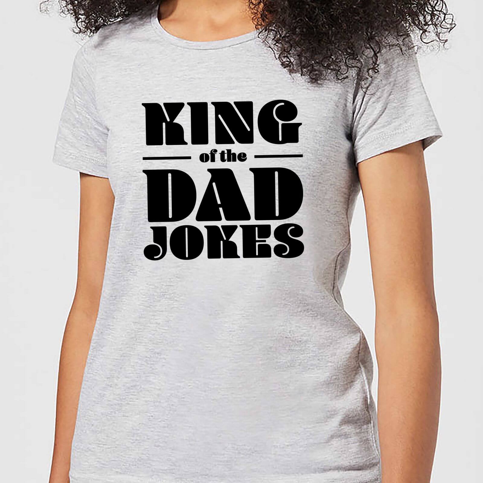 King of the Dad Jokes Women's T-Shirt - Grey - 3XL - Grey