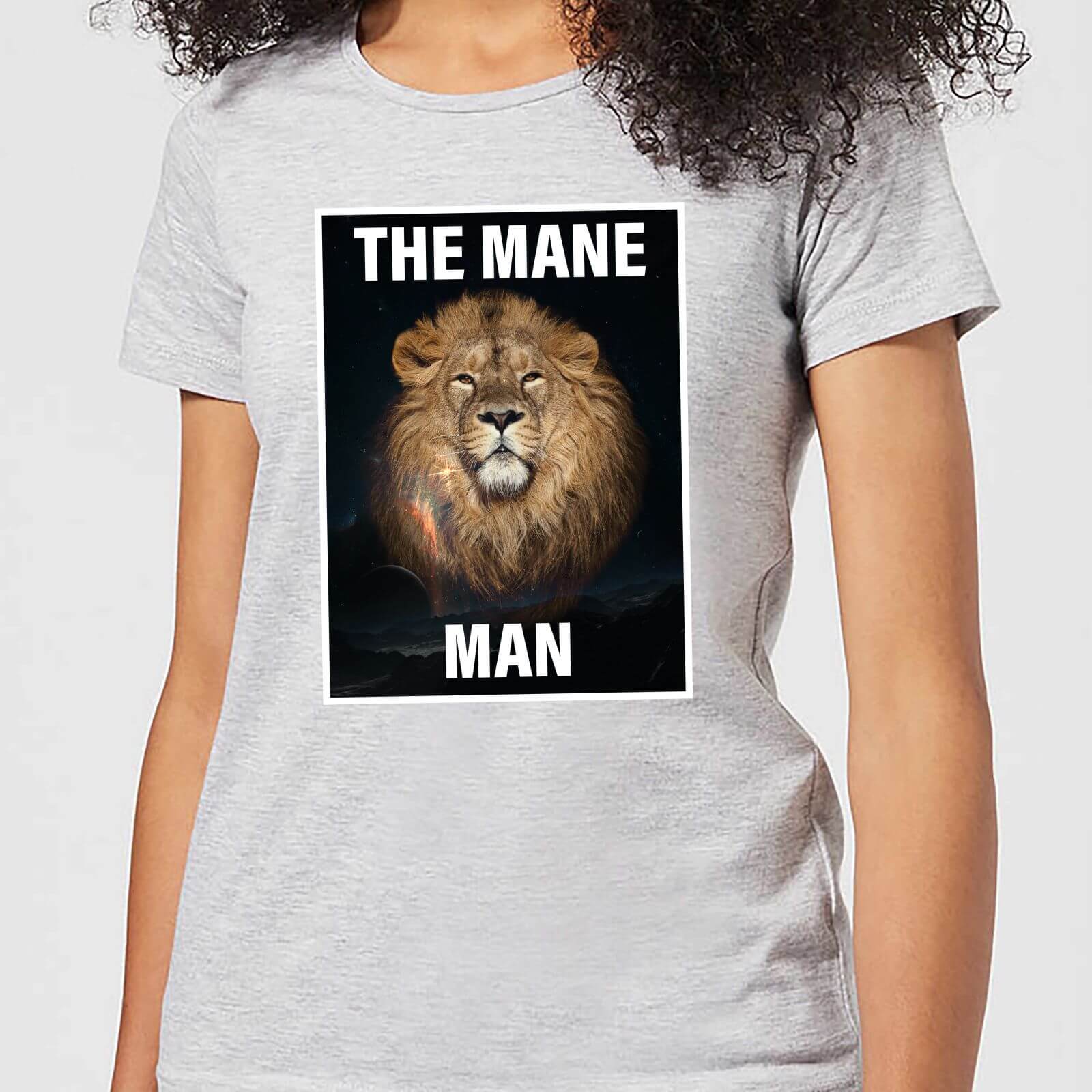 The Mane Man Women's T-Shirt - Grey - S - Grey