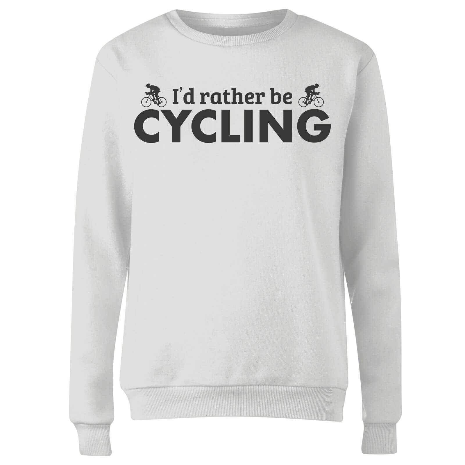 I'd Rather be Cycling Women's Sweatshirt - White - XXL - White