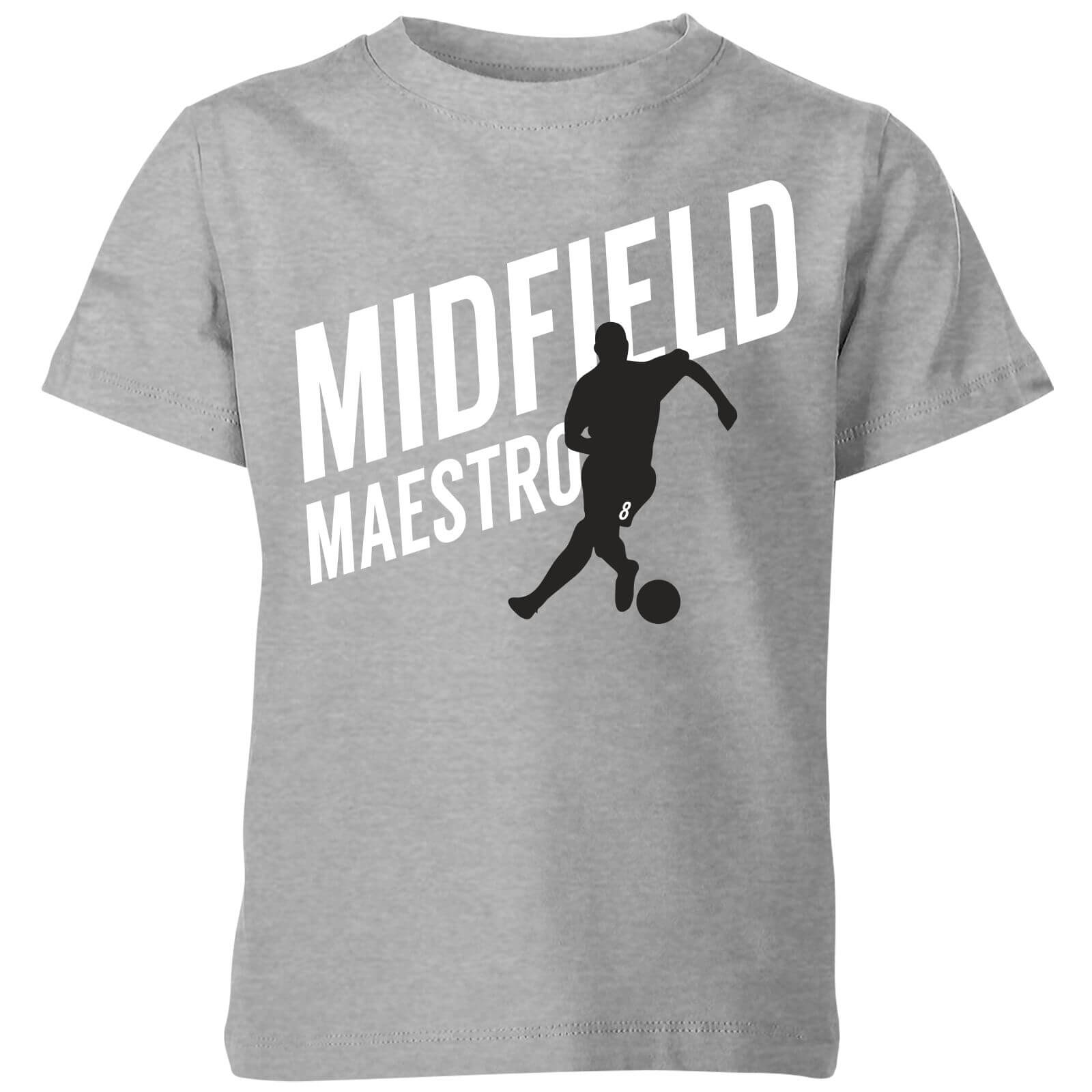 Midfield Maestro Kids' T-Shirt - Grey - 5-6 Years