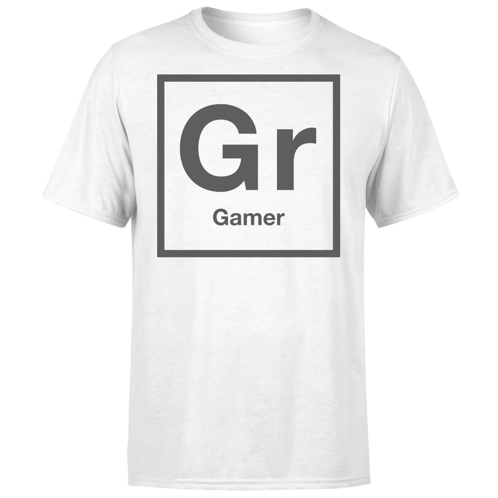 Periodic Gamer T-Shirt - White - S - White