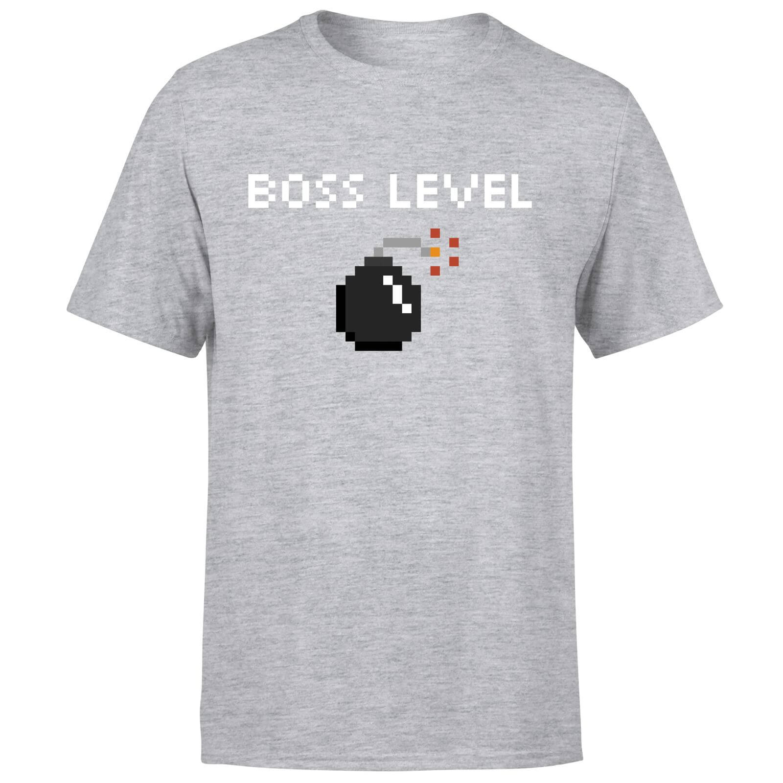 Boss Level Gaming T-Shirt - Grey - 5XL - Grey