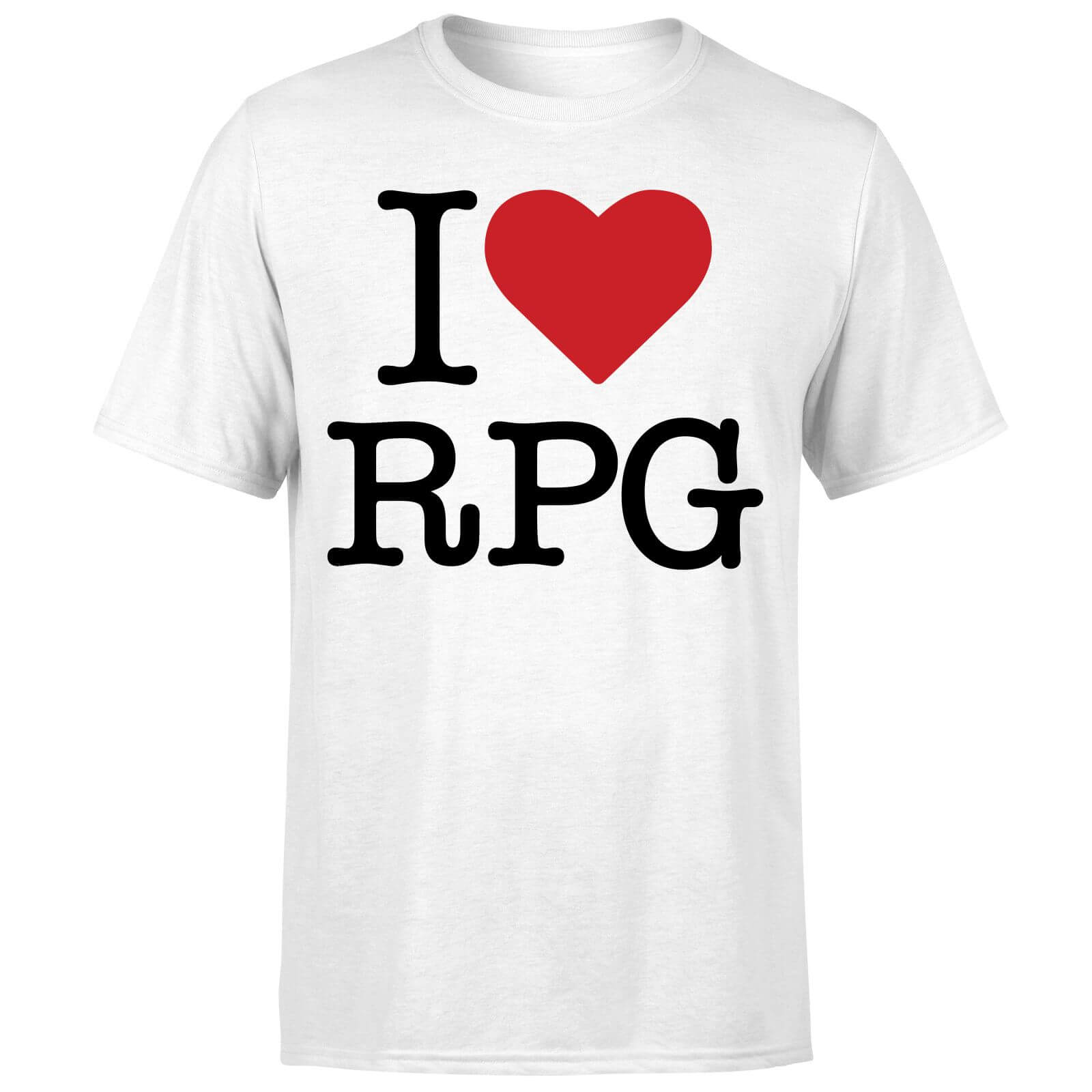 I Love RPG T-Shirt - White - S - White