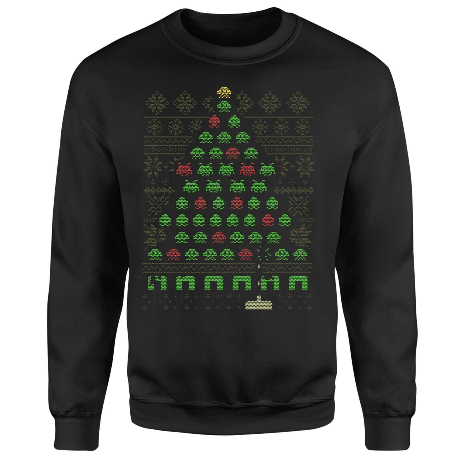 Invaders From Space Sweatshirt - Black - S