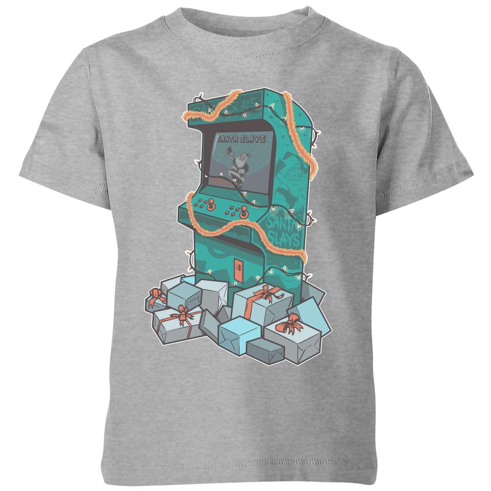 Arcade Tress Kids' T-Shirt - Grey - 5-6 Years - Grey