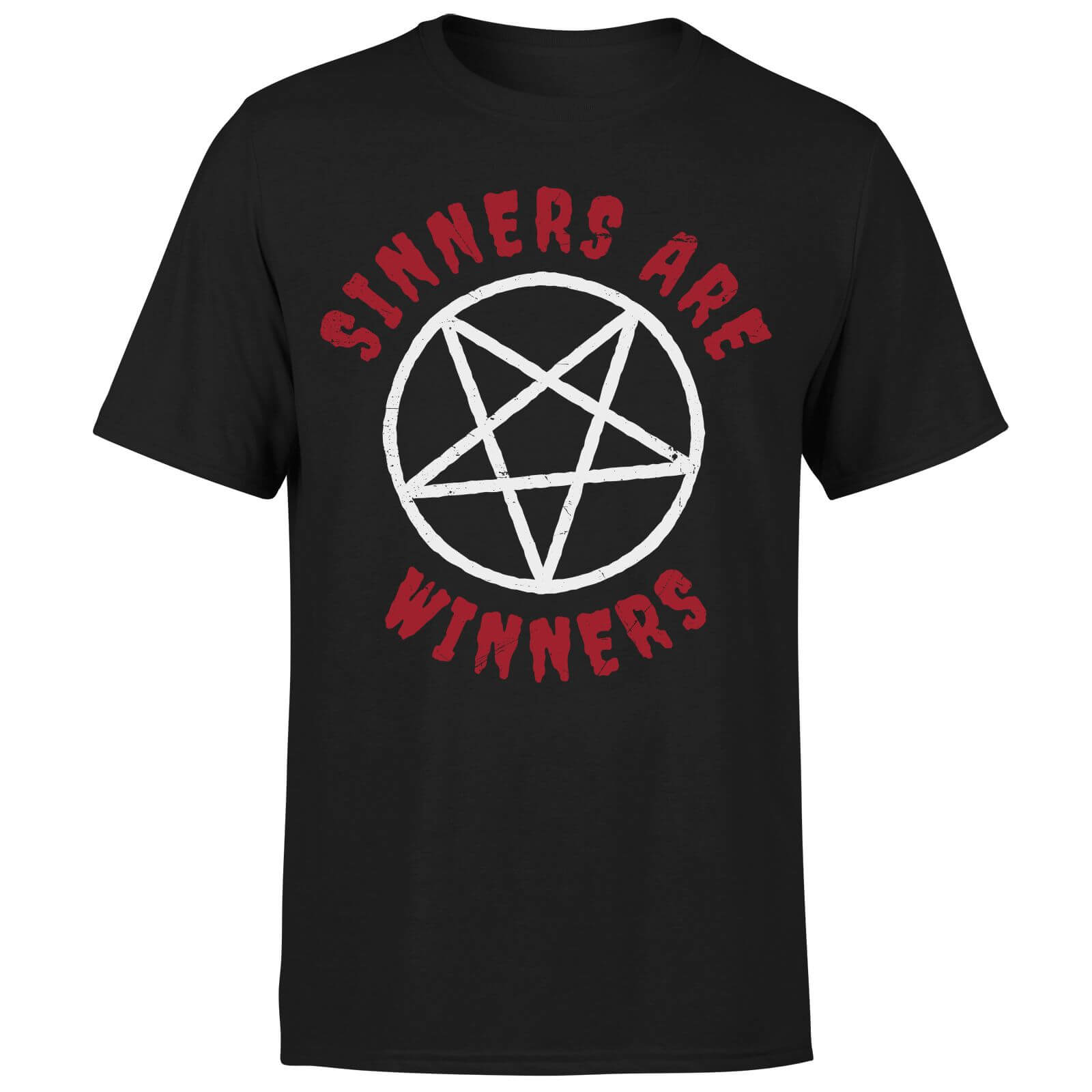 Sinners are Winners T-Shirt - Black - S