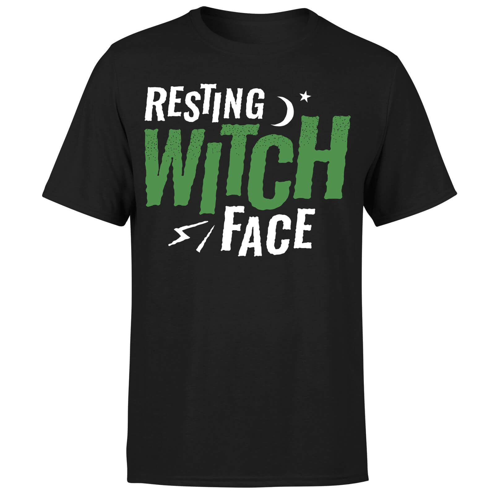 Resting Witch Face T-Shirt - Black - S - Black