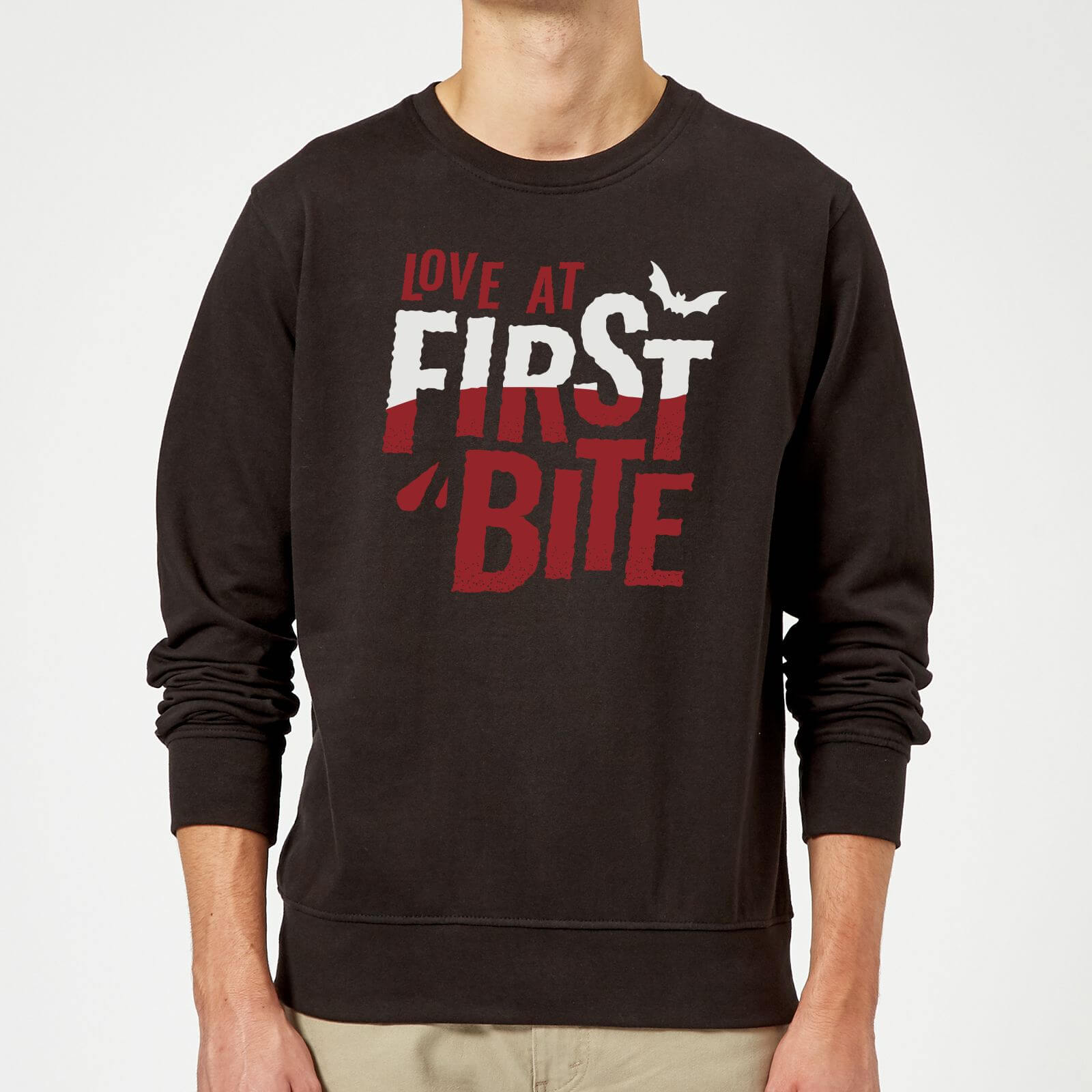 Love at First Bite Sweatshirt - Black - 5XL - Black