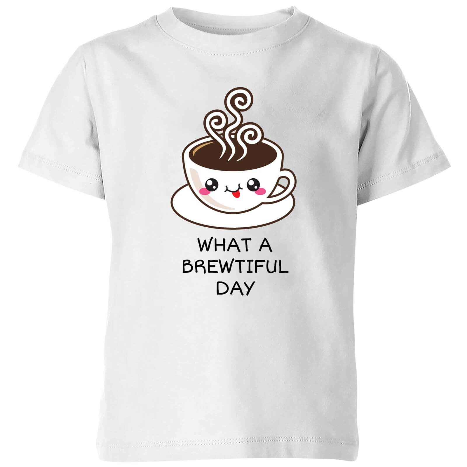 My Little Rascal What A Brewtiful Day Kids' T-Shirt - White - 3-4 Years - White