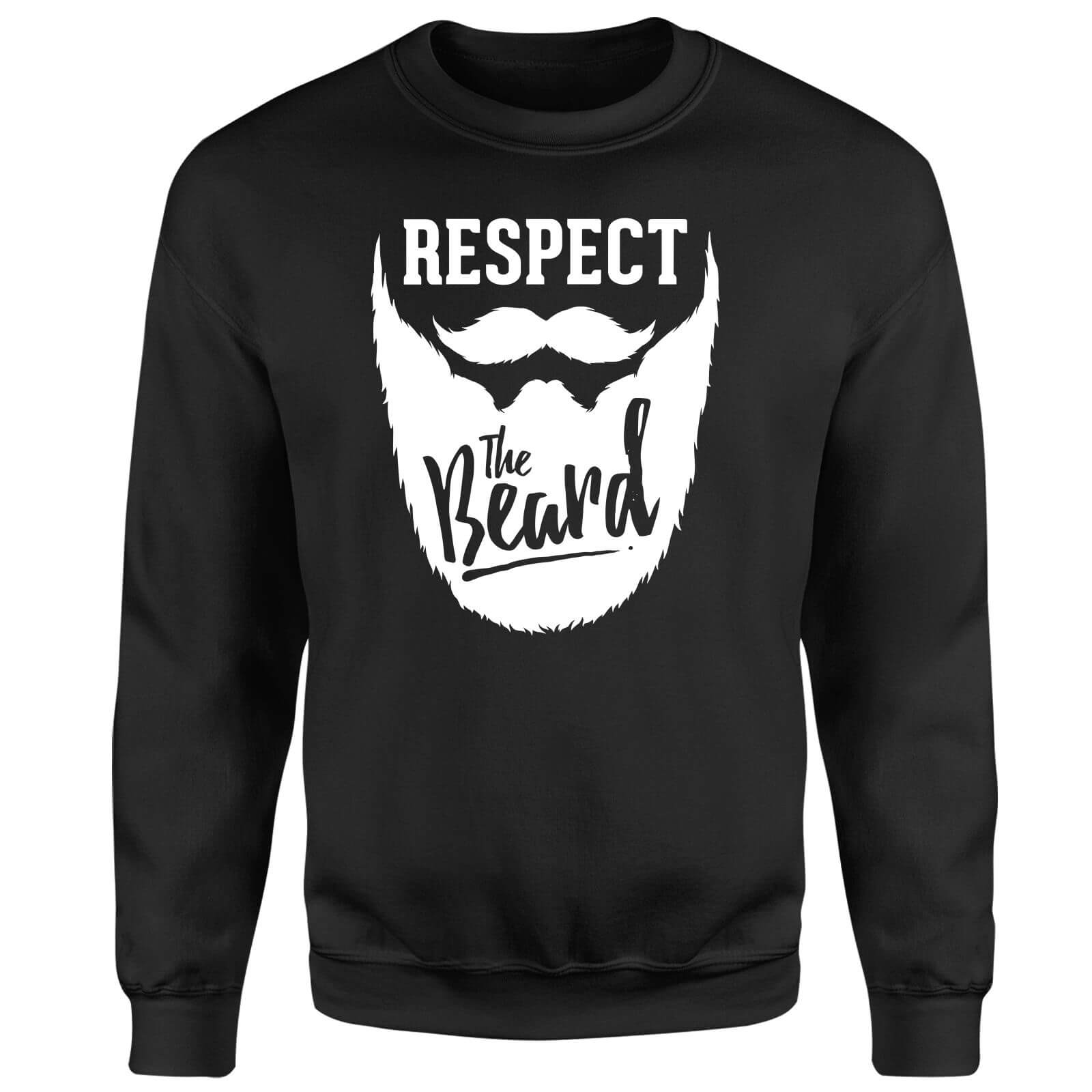 Respect the Beard Sweatshirt - Black - S - Black