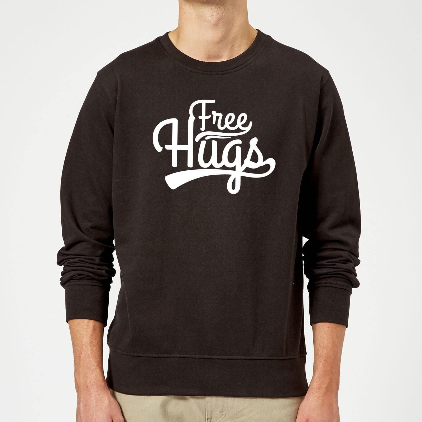 Free Hugs Sweatshirt - Black - 5XL - Black