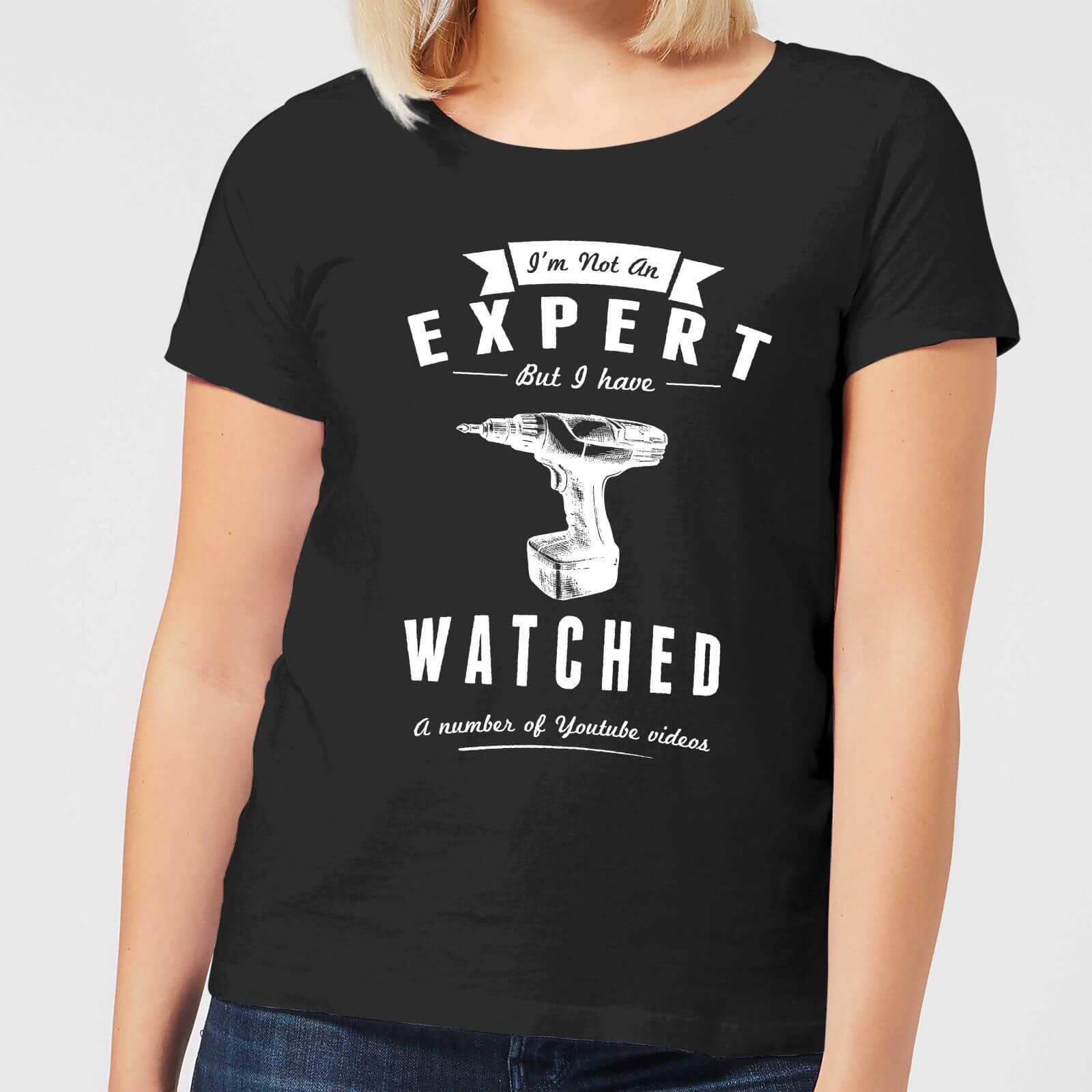 By Iwoot Im not an expert women's t-shirt - black - 5xl - black