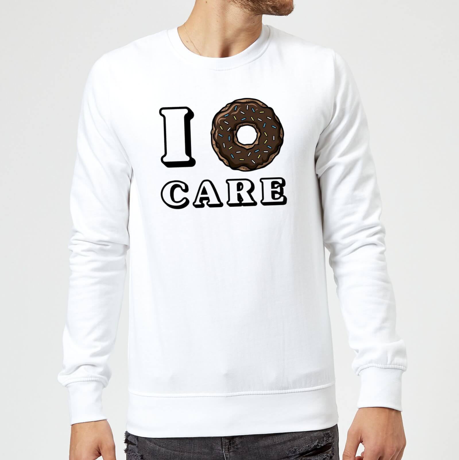 I Donut Care Sweatshirt - White - M - White
