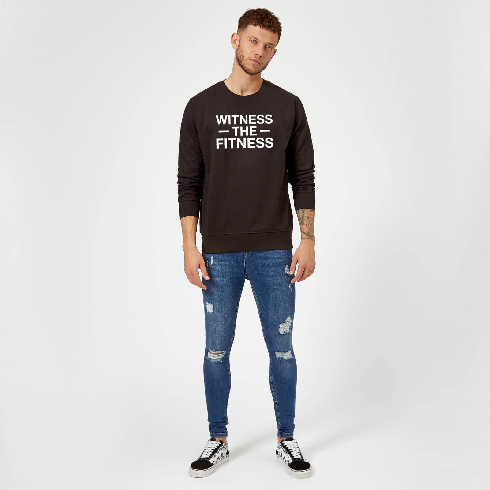 Witness the Fitness Sweatshirt - Black - S - Black