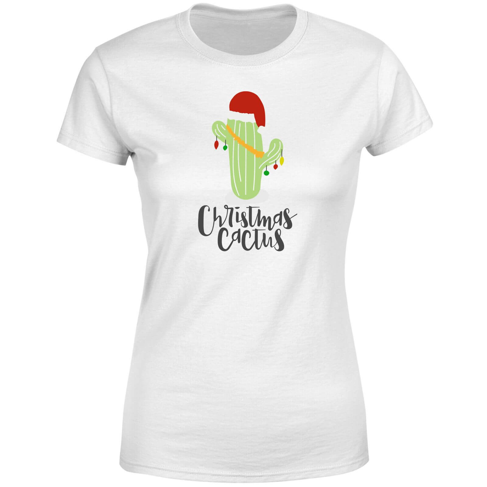 Christmas Cactus Women's T-Shirt - White - S - White