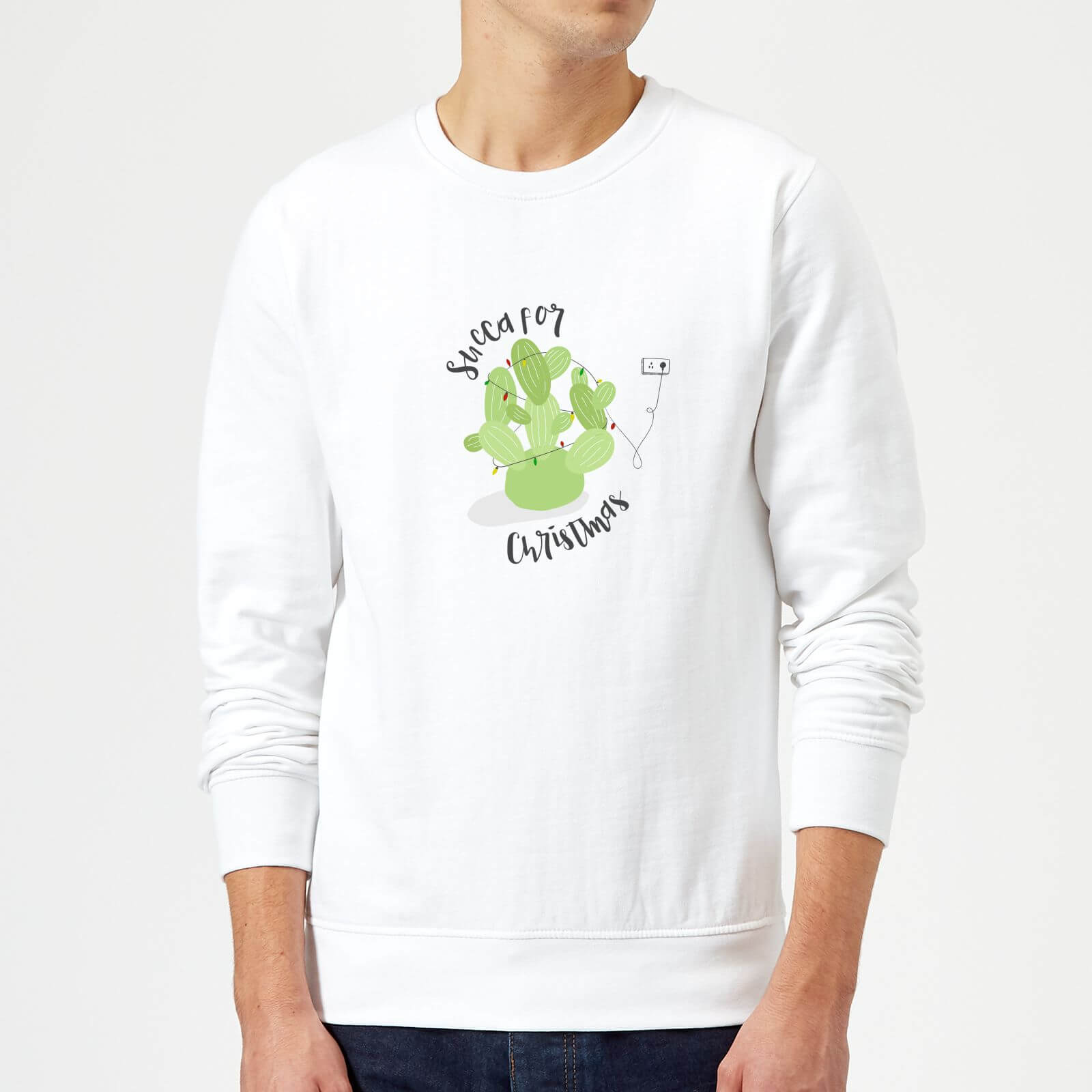 Succa For Christmas Sweatshirt - White - M - White