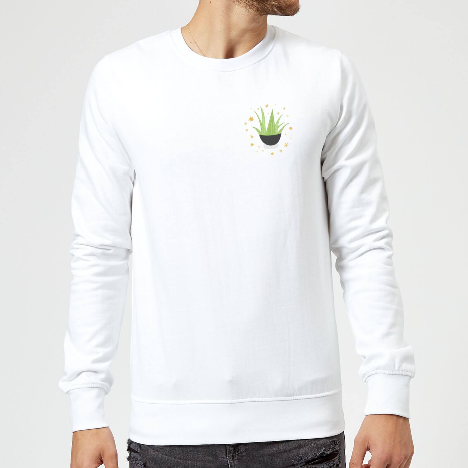 Aloe Vera Sweatshirt - White - M - White