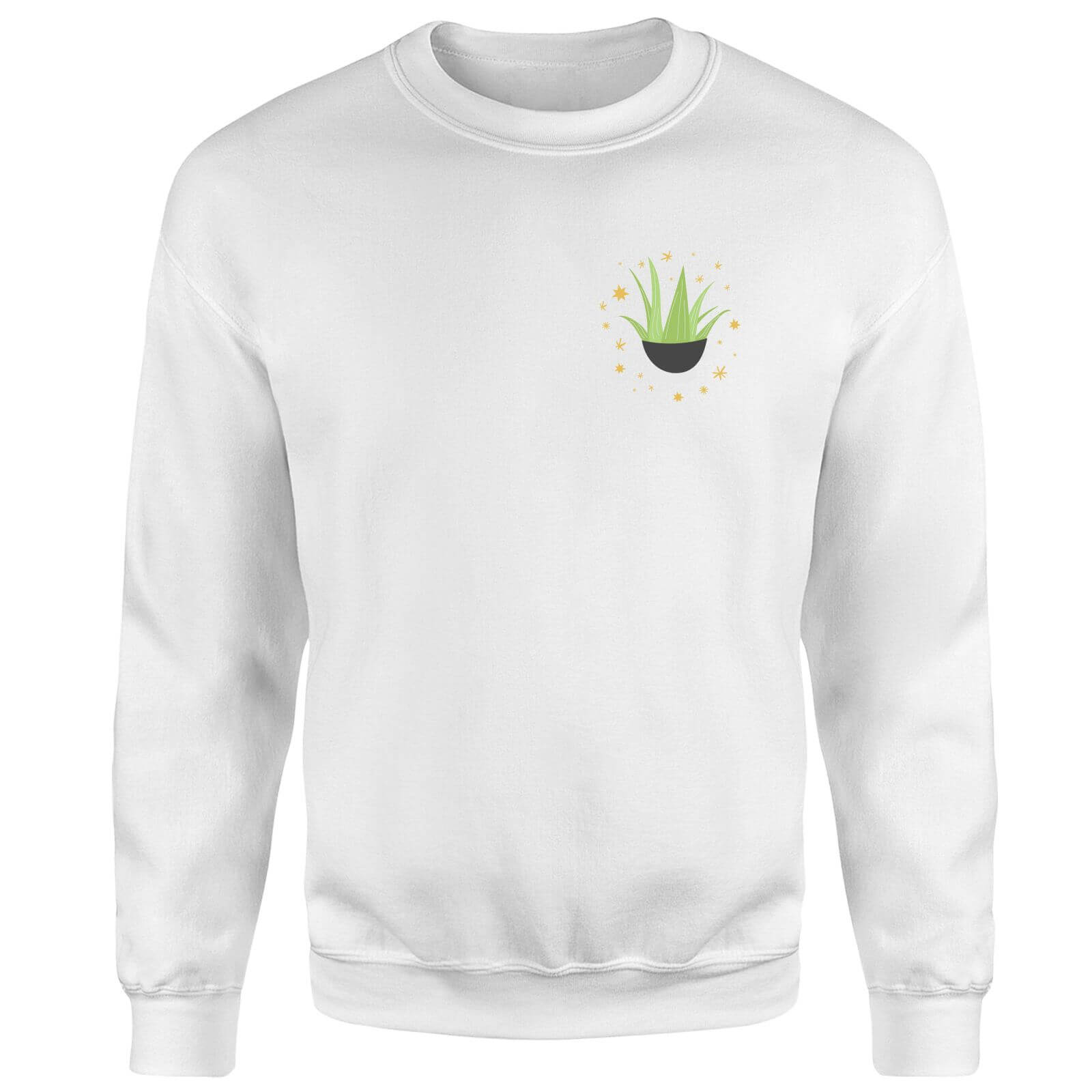 Aloe Vera Sweatshirt - White - S - White