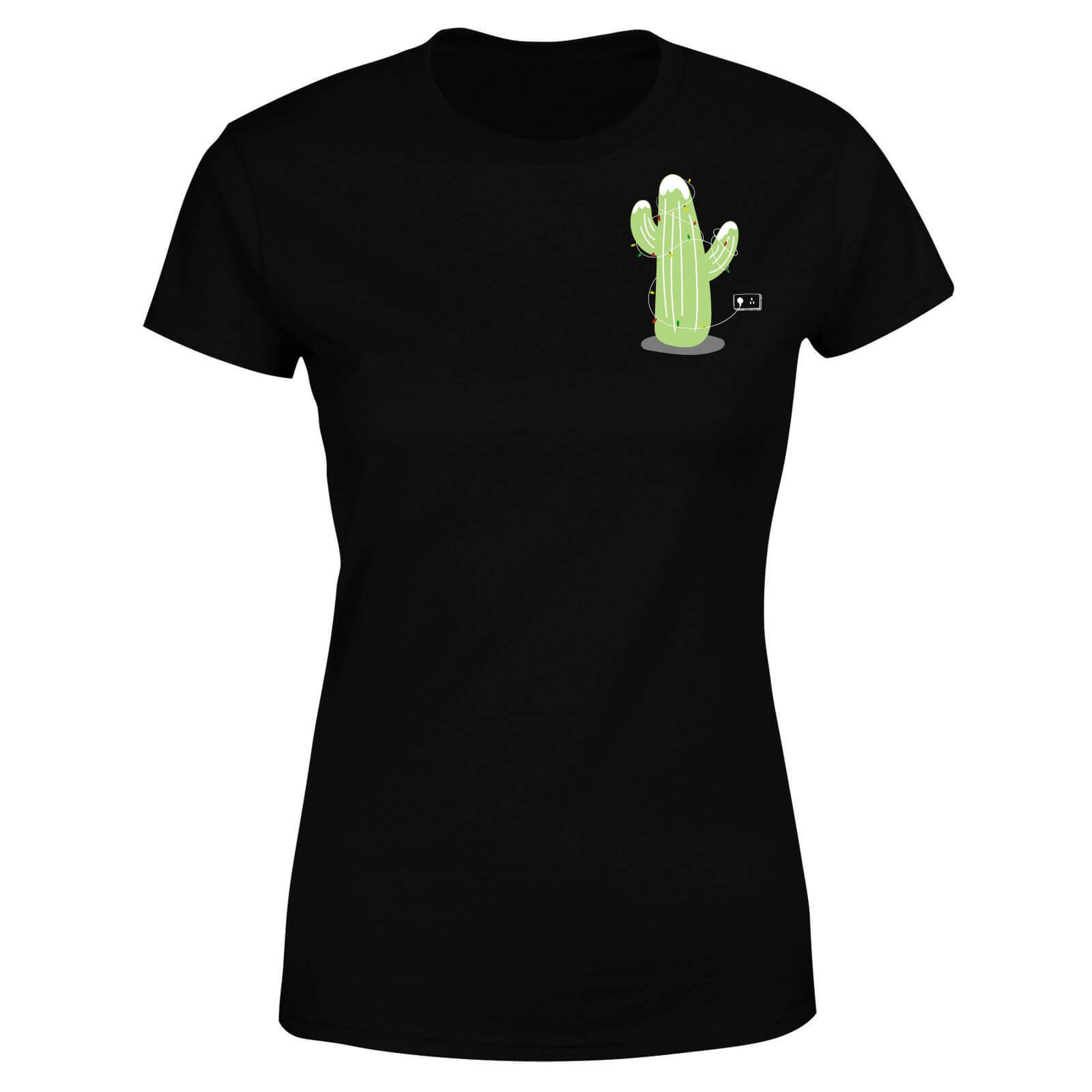 Cactus Fairy Lights Women's T-Shirt - Black - S - Black