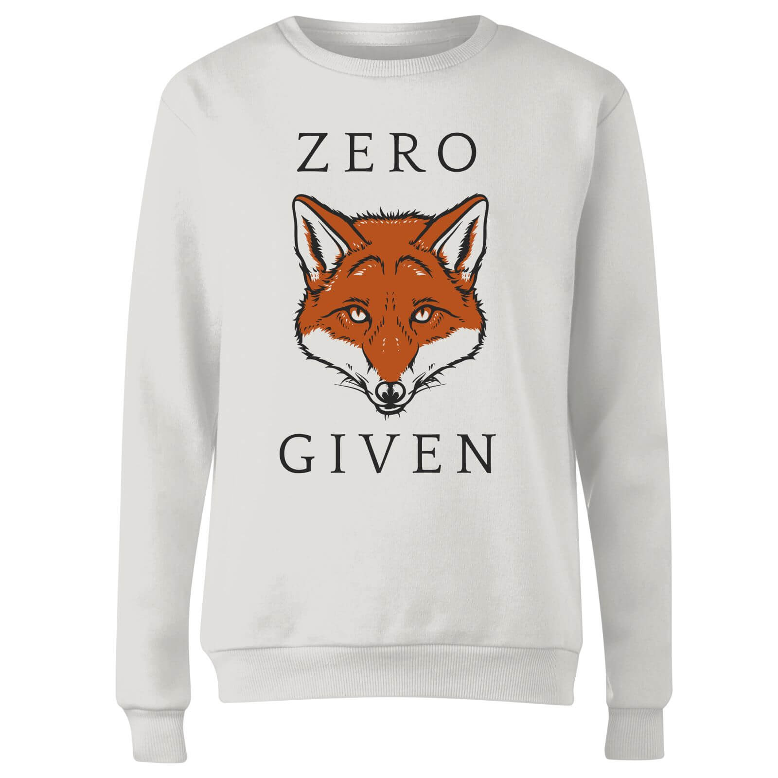 Zero Fox Given Women's Sweatshirt - White - S - White