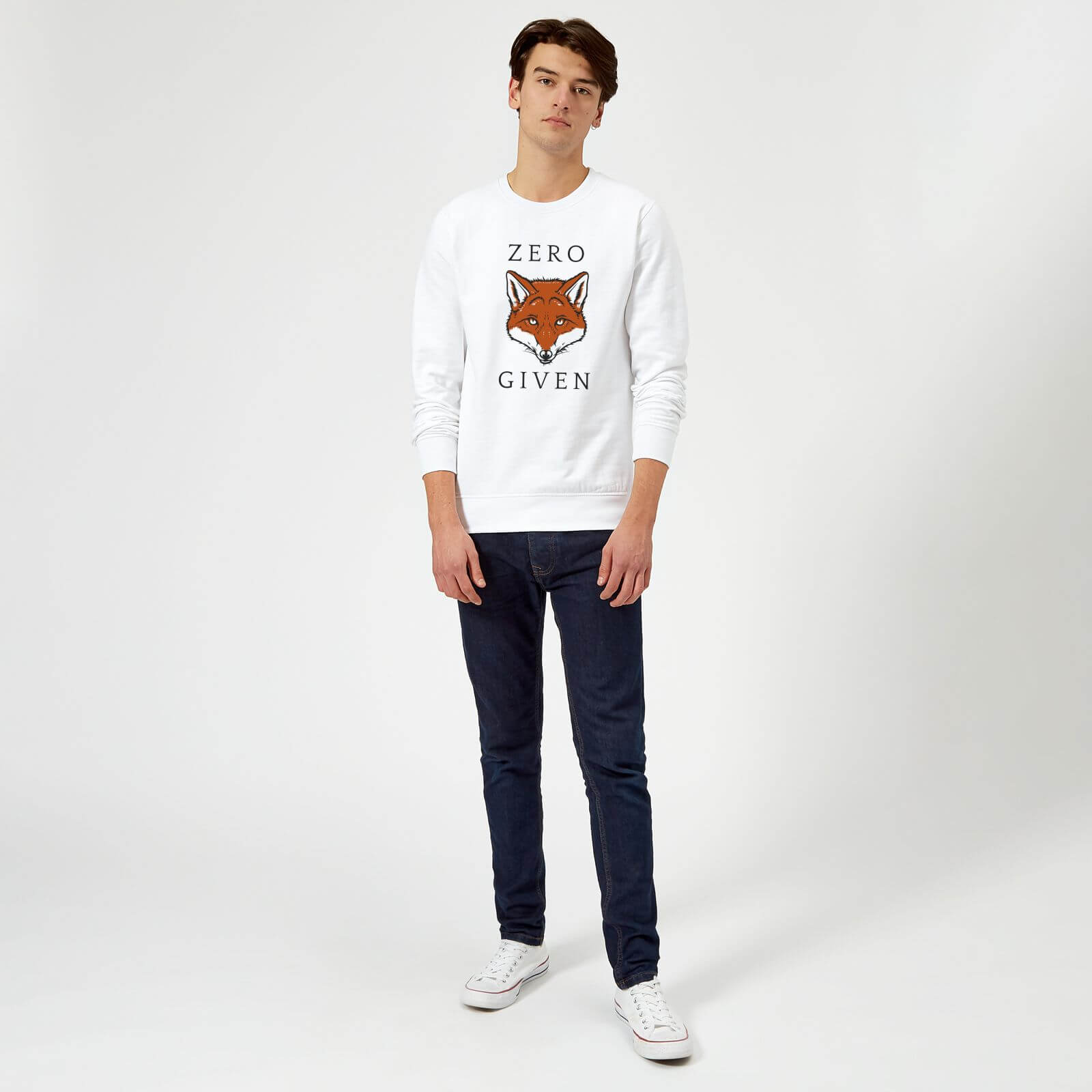Zero Fox Given Sweatshirt - White - XXL - White