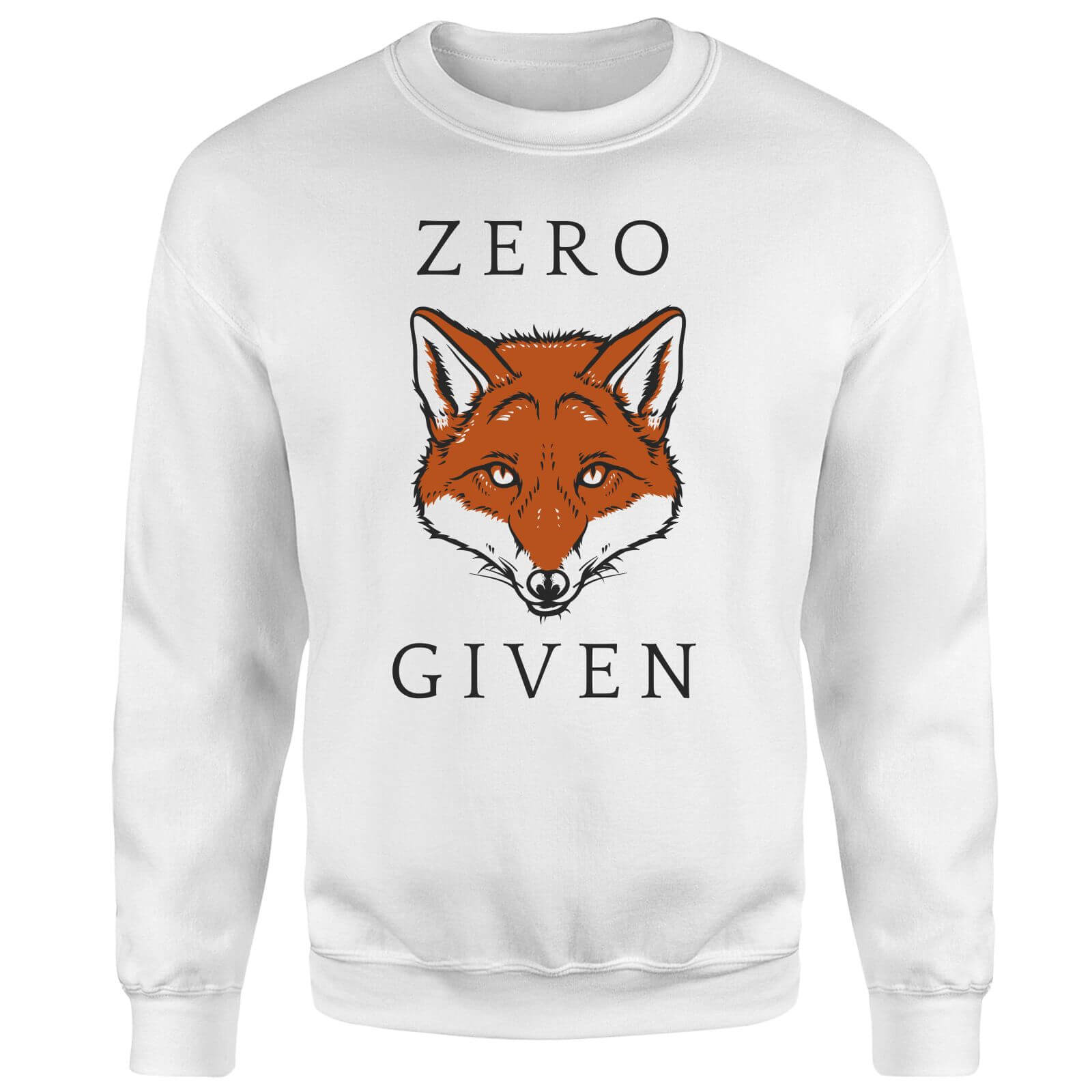 Zero Fox Given Sweatshirt - White - S - White