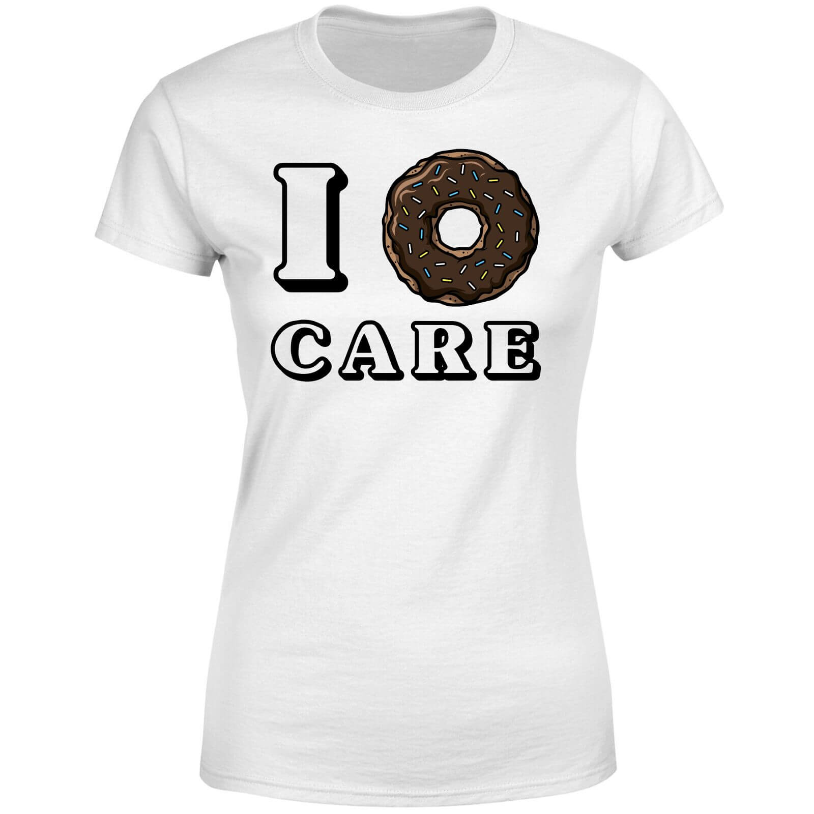 I Donut Care Women's T-Shirt - White - S - White