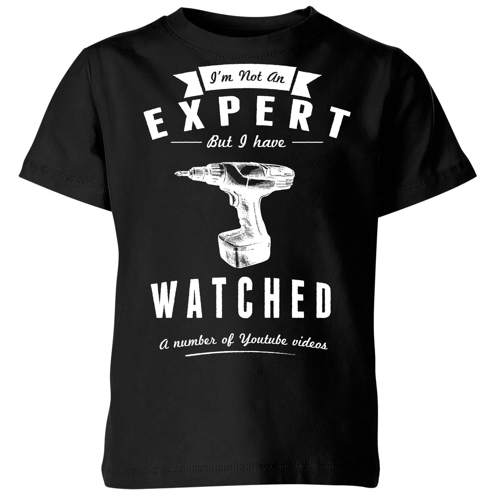 Im not an Expert Kids' T-Shirt - Black - 3-4 Years - Black