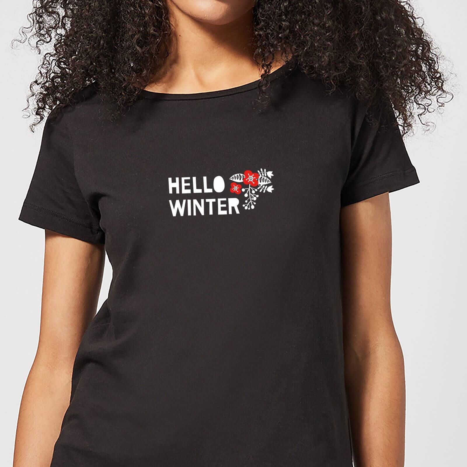 Hello Winter Women's T-Shirt - Black - 3XL - Black