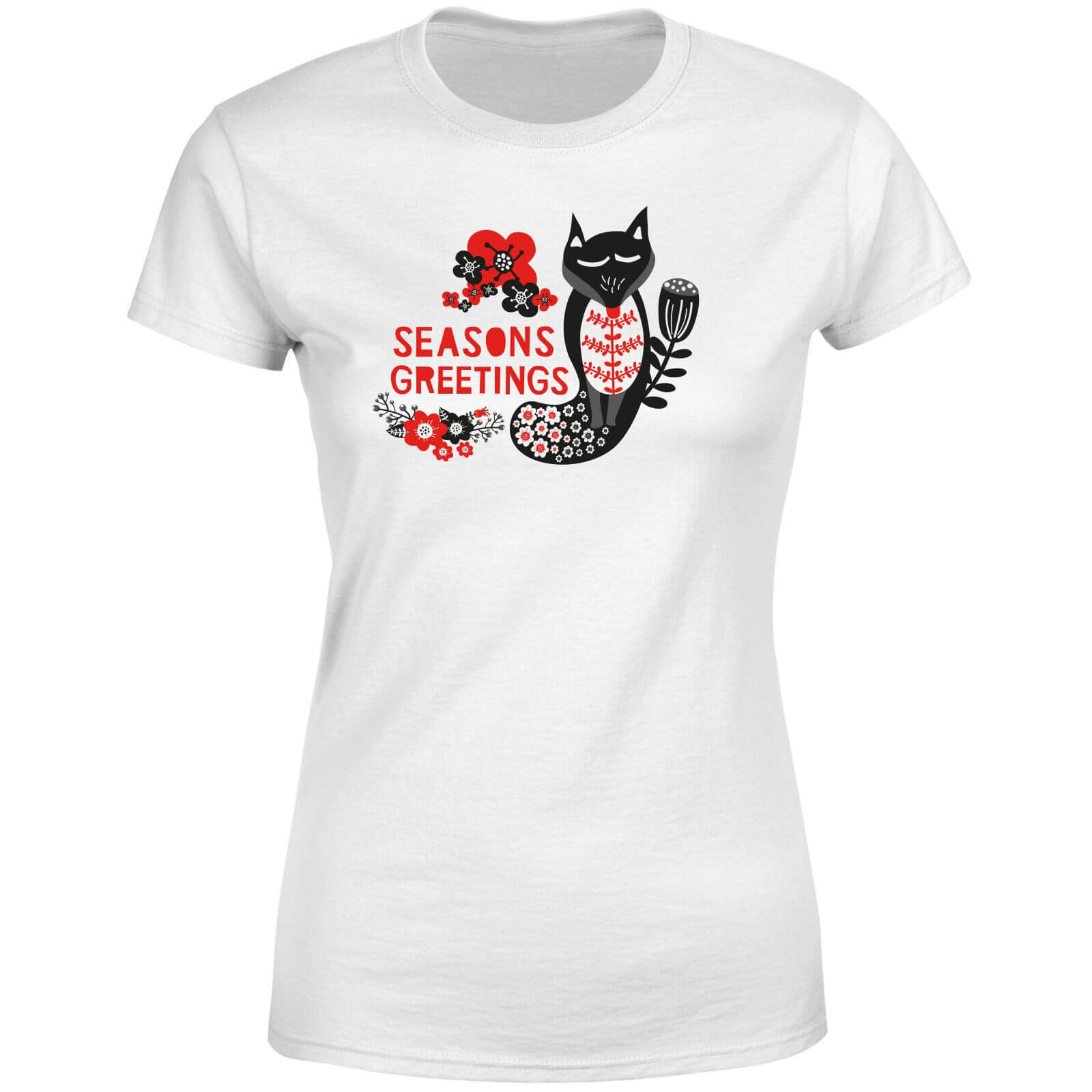 Season's Greetings Women's T-Shirt - White - S - White