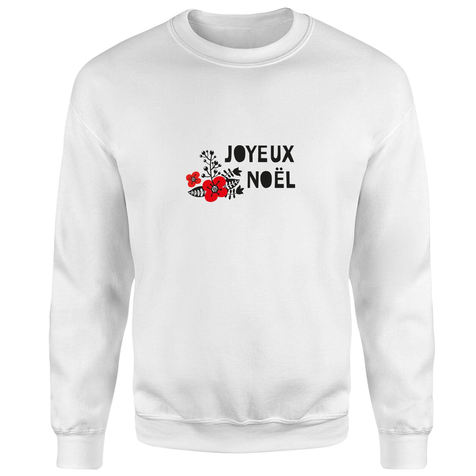 Joyeux Noel Sweatshirt - White - S - White