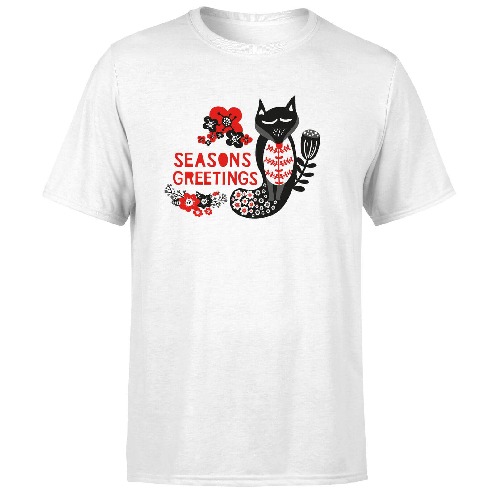 Season's Greetings T-Shirt - White - 3XL - White