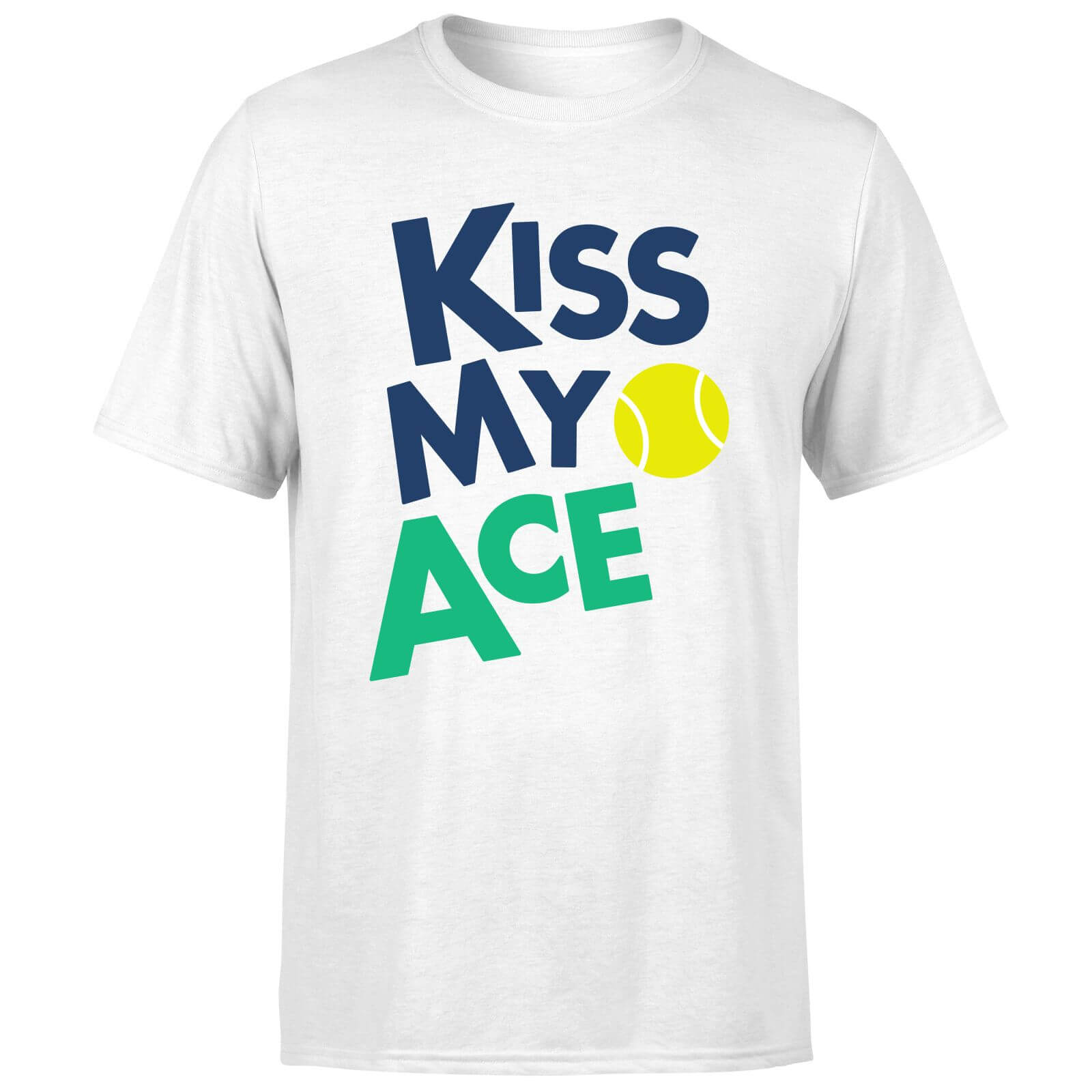 Kiss my Ace T-Shirt - White - XL - White