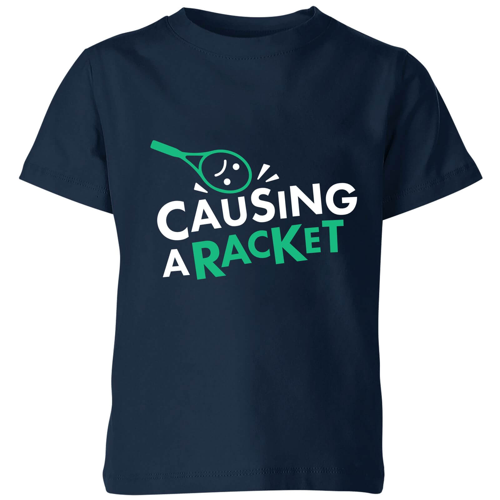 Causing a Racket Kids' T-Shirt - Navy - 3-4 Years - Navy