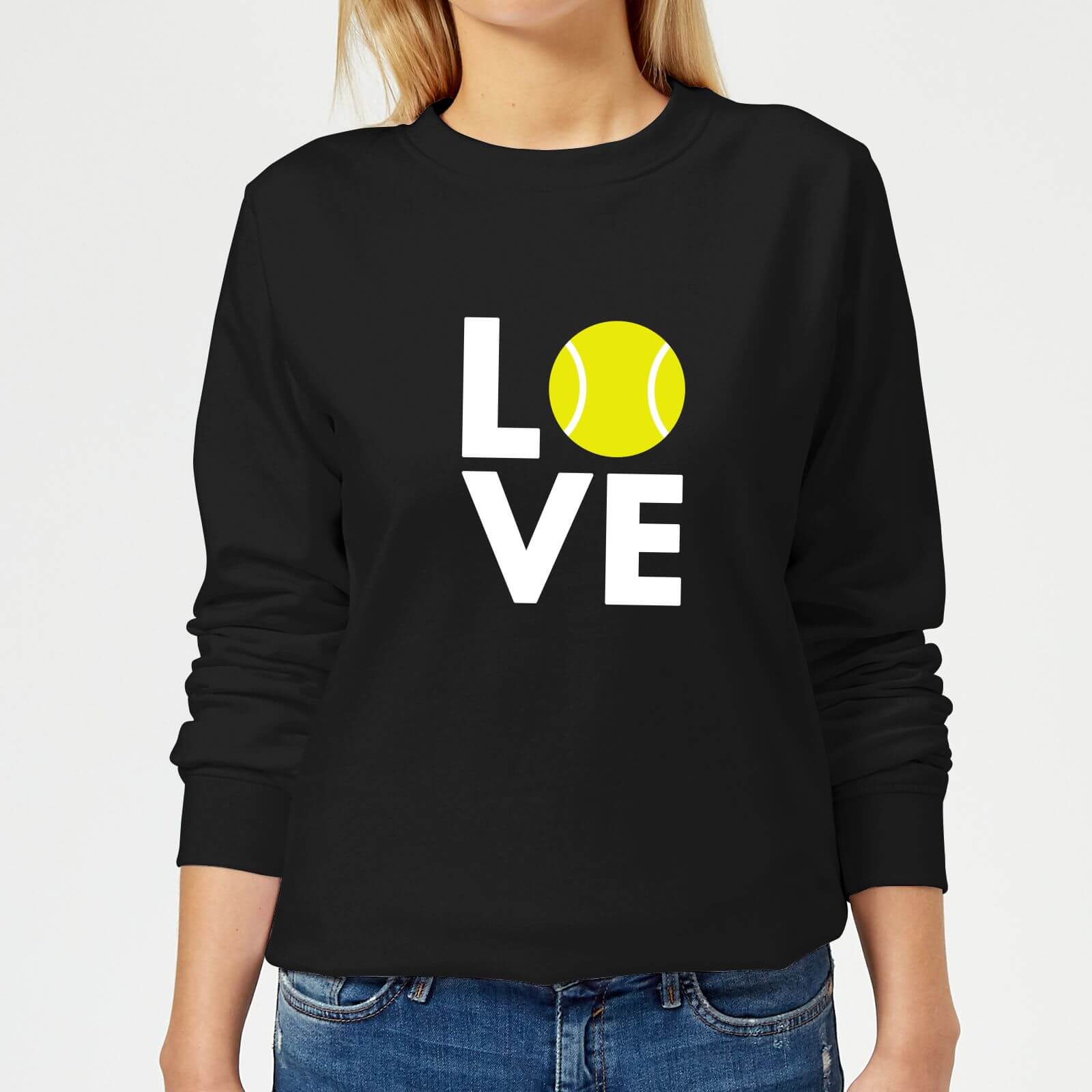 Love Tennis Women's Sweatshirt - Black - XS - Black