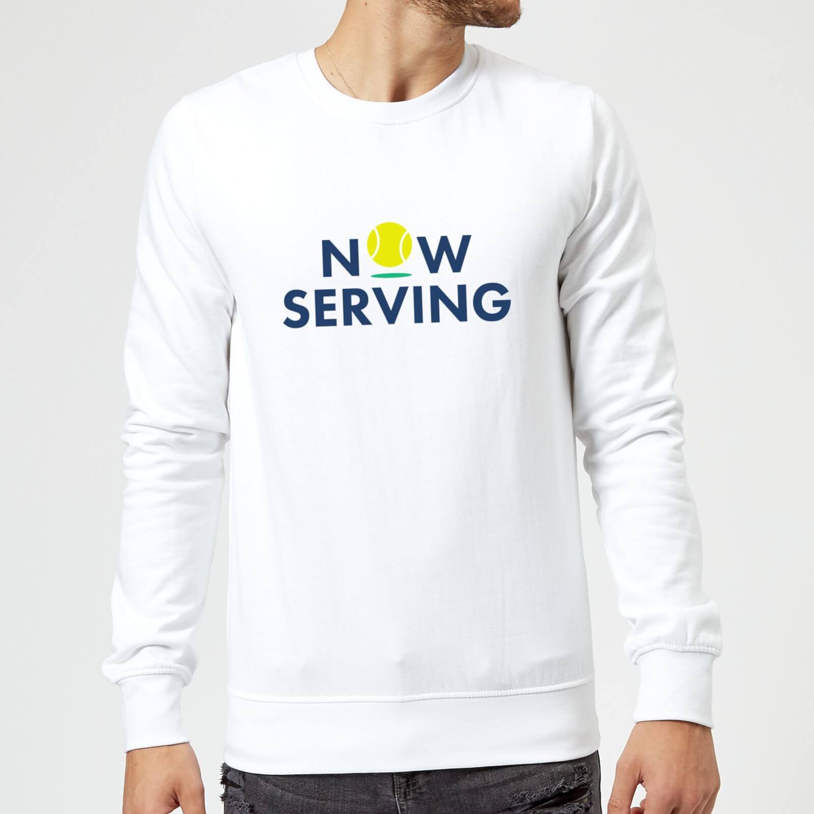 Now Serving Sweatshirt - White - S - White